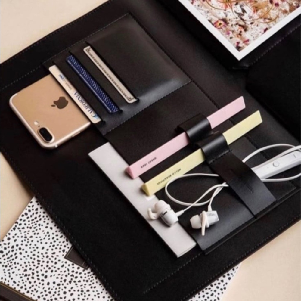 Meghan Portfolio Large Clutch -Vegan Leather